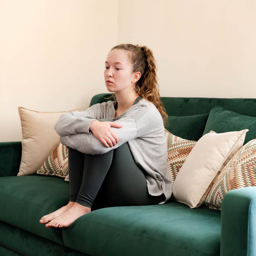 woman who finds it so hard to move on because she's afraid of being alone