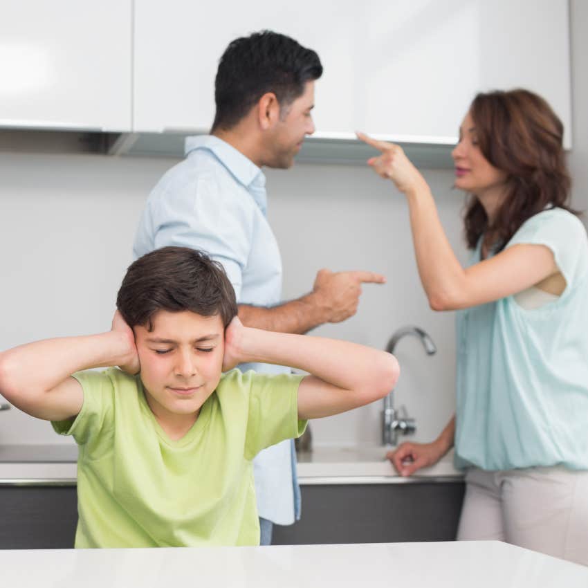 couple who need to divorce with grace as the facade will break their children