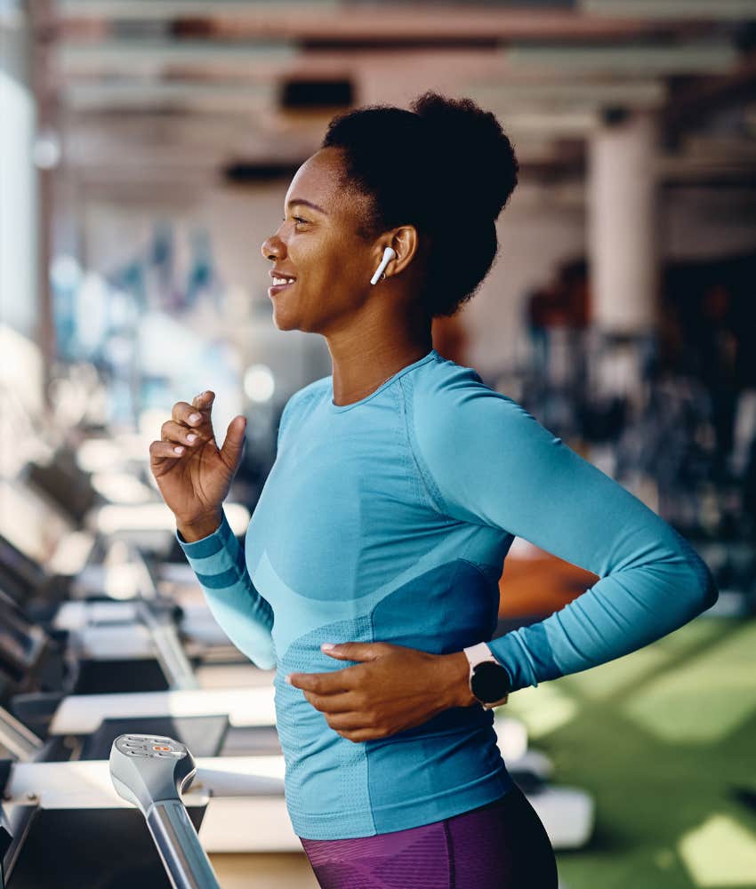 Fit person exercises showing habit to live longer