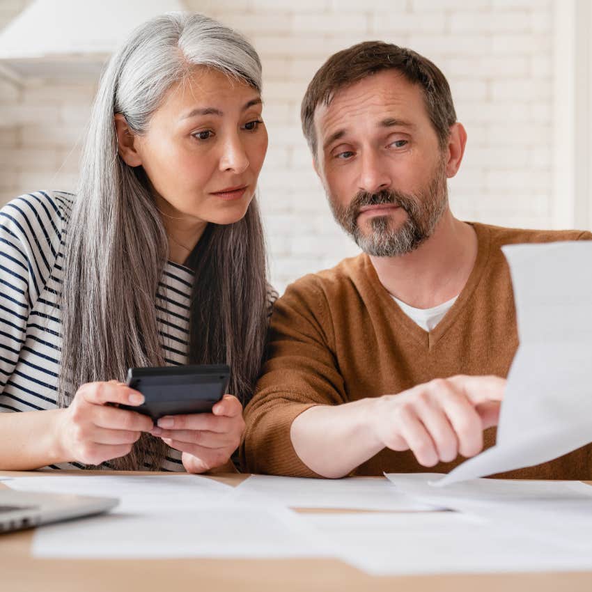 couple saving bonuses and raises looking at bills