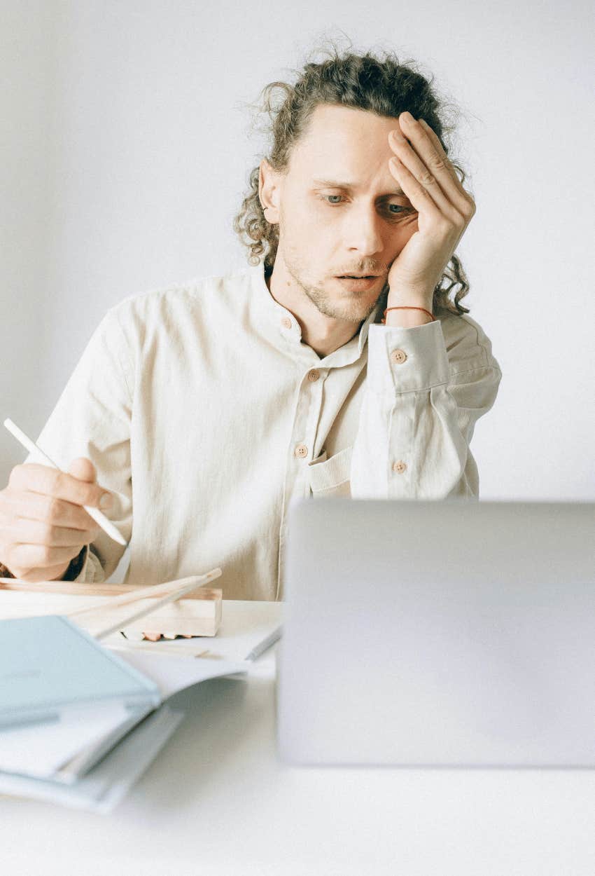 frustrated gen-x employee cry for help