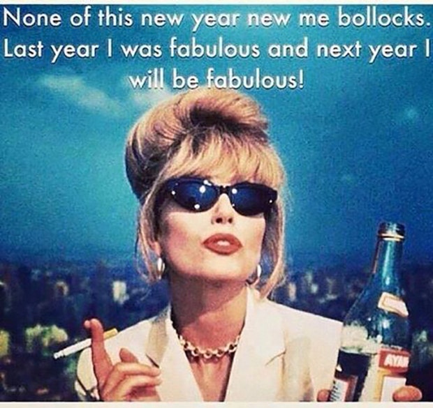 Absolutely Fabulous new year meme new years memes