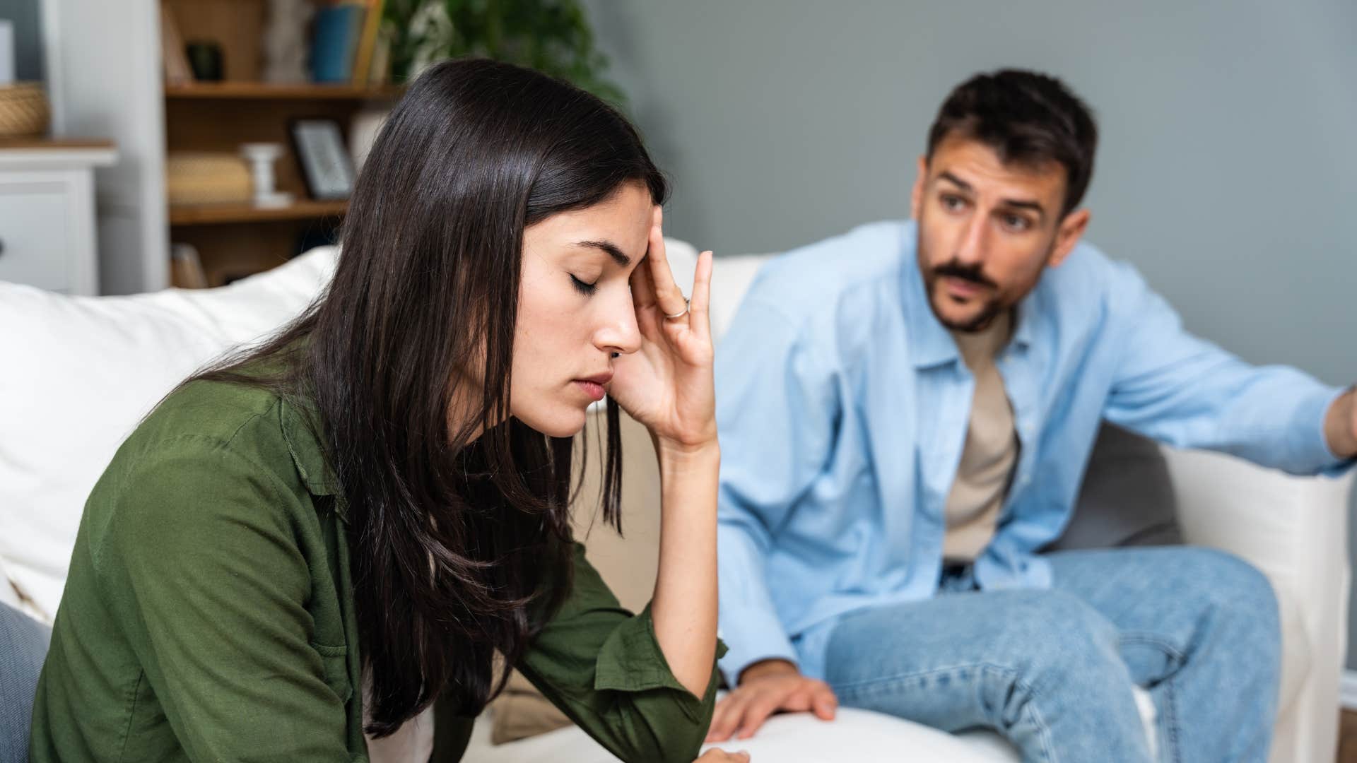 man who refuses to admit he's wrong and can't see beyond himself