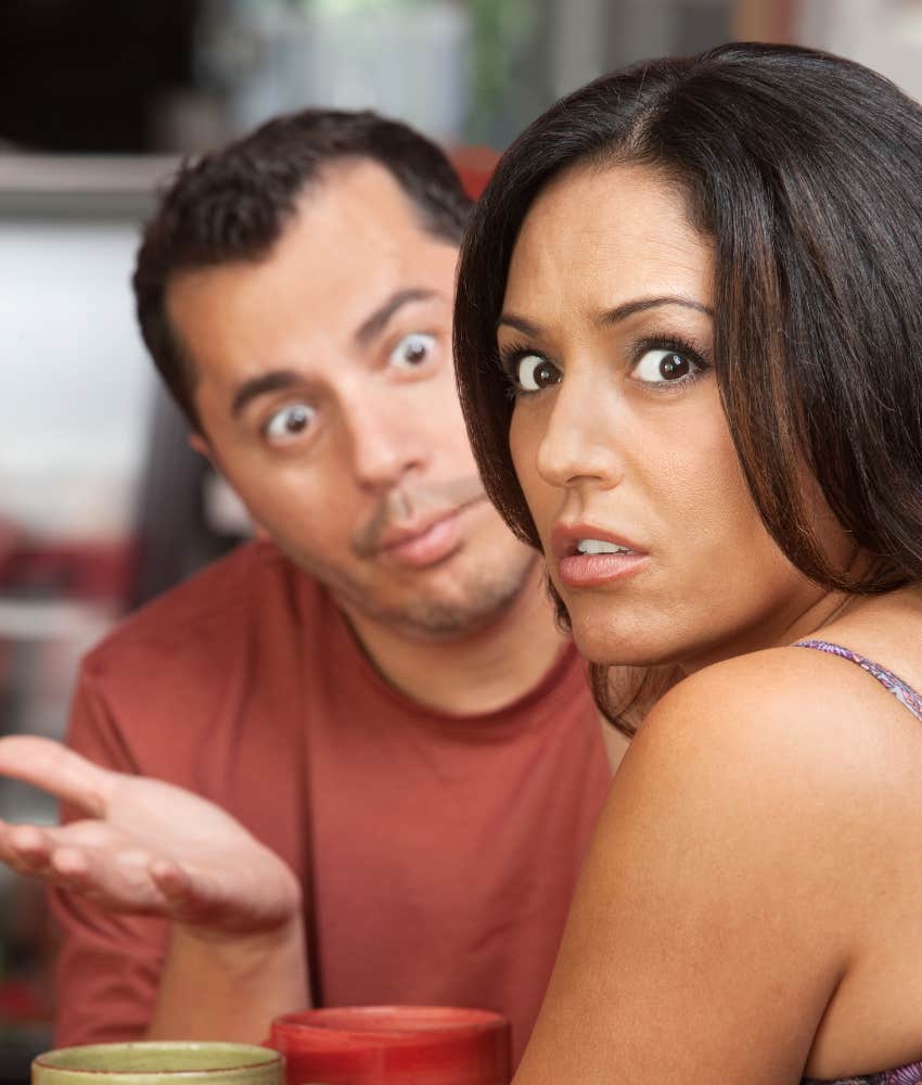 Woman shocked by passive-aggressive insult