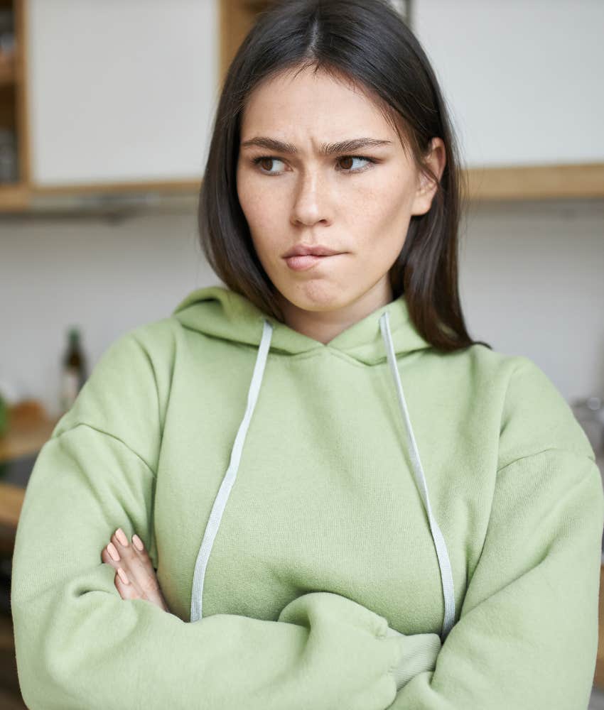 Passive-aggressive person is stubborn