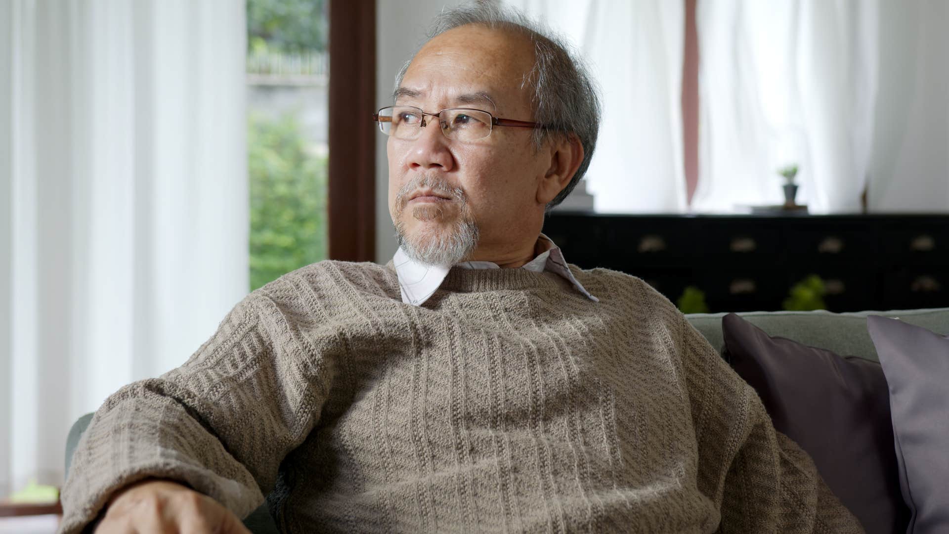 Man who's stopped having deep conversations with his wife.