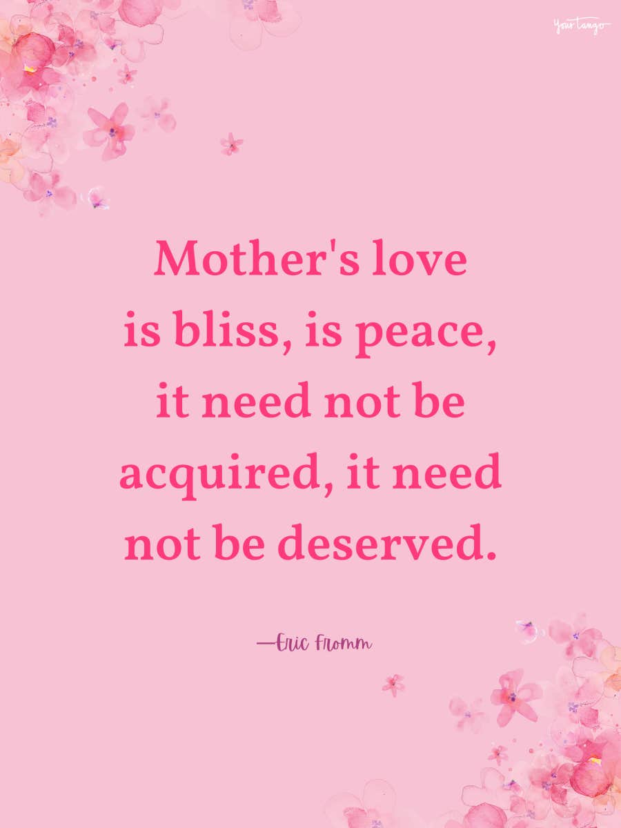 mother's day quote from son eric fromm mother's day quote from son
