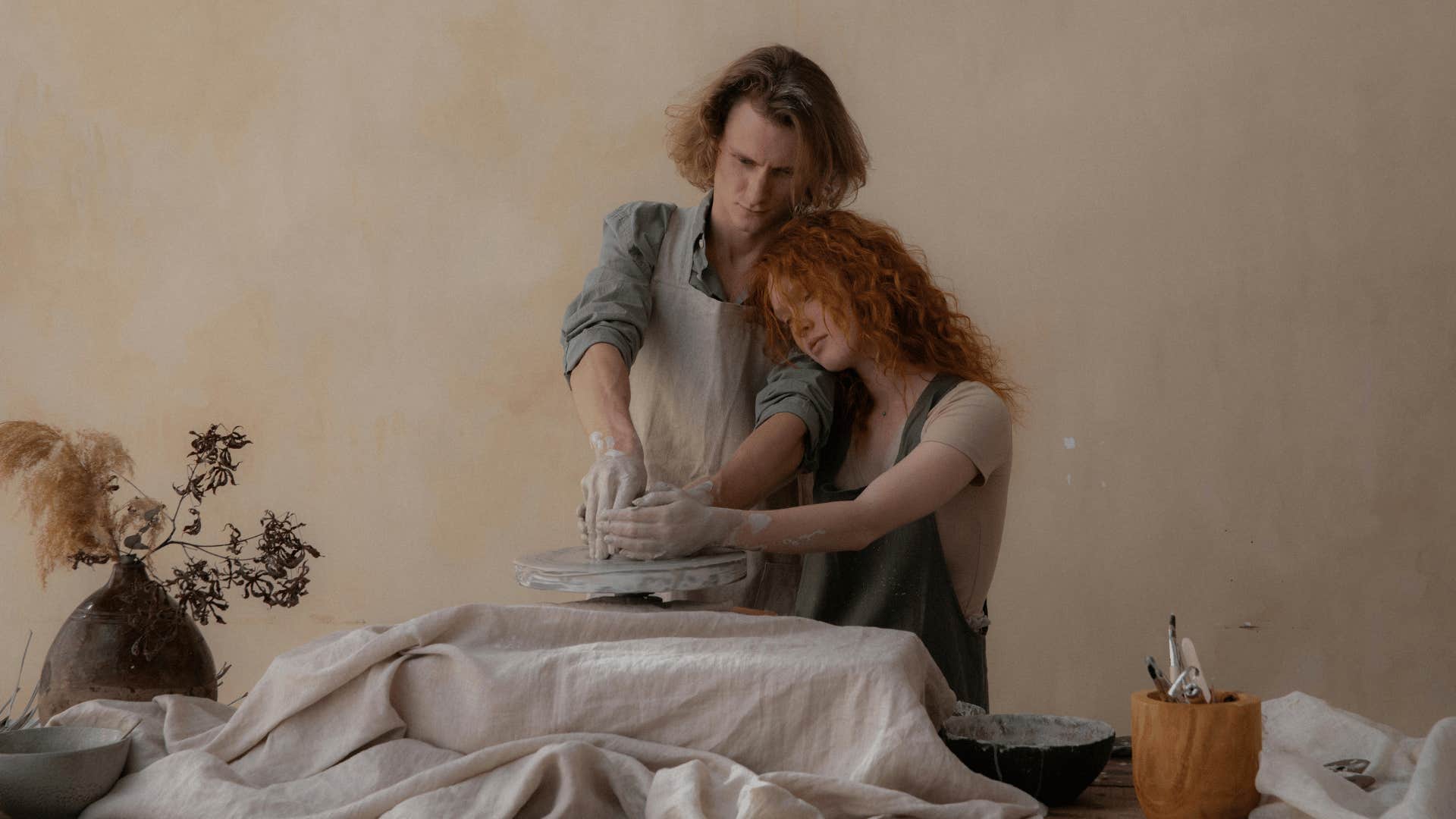 couple has a sense of inspiration and creativity