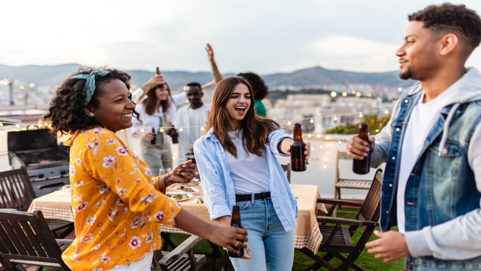 genuinely happy people who feel happy for others