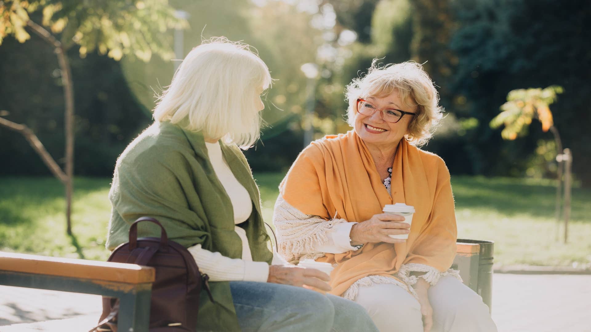 genuinely happy women who enjoy meaningful conversations