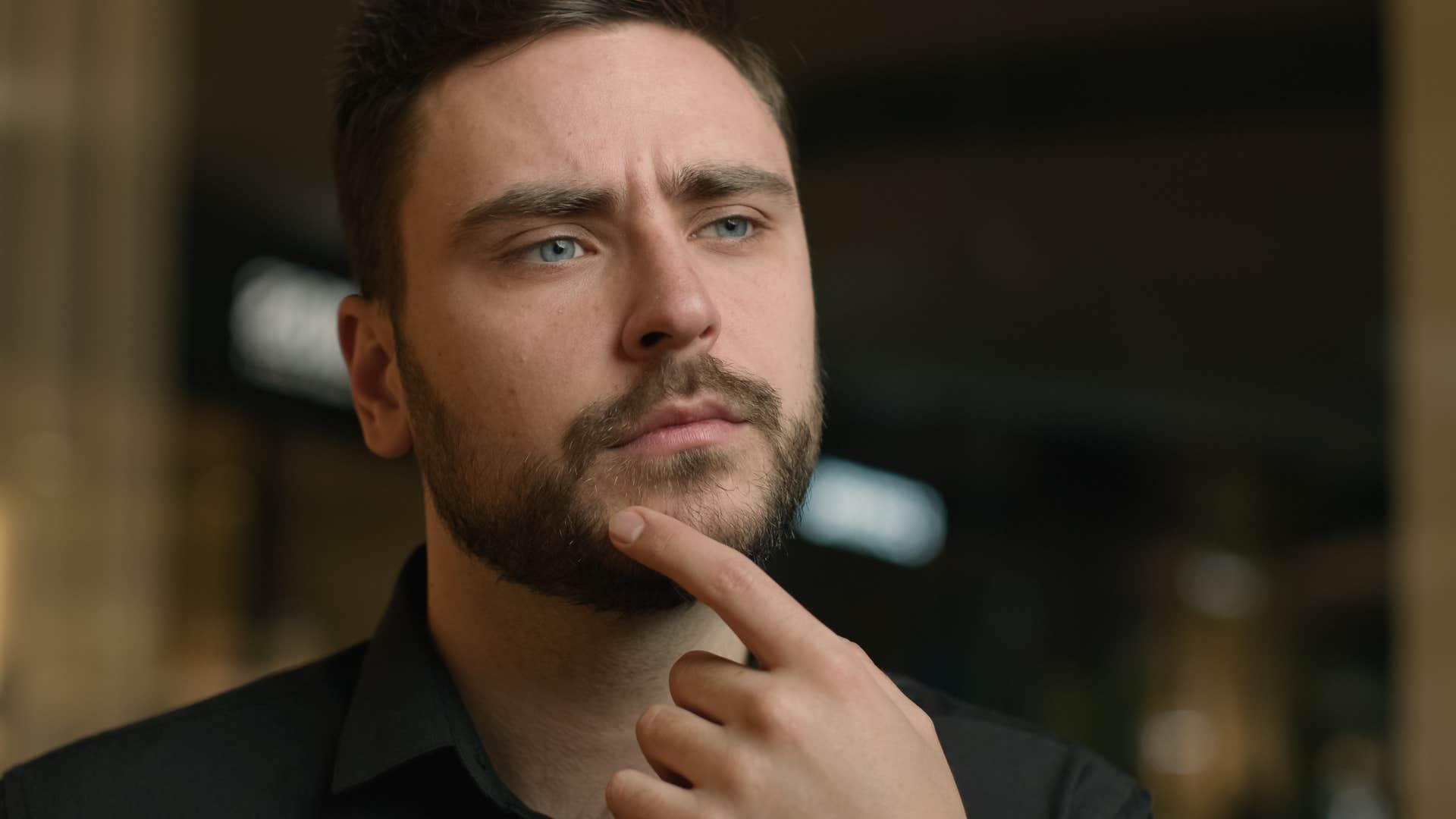 man with a fast mind solving problems quickly