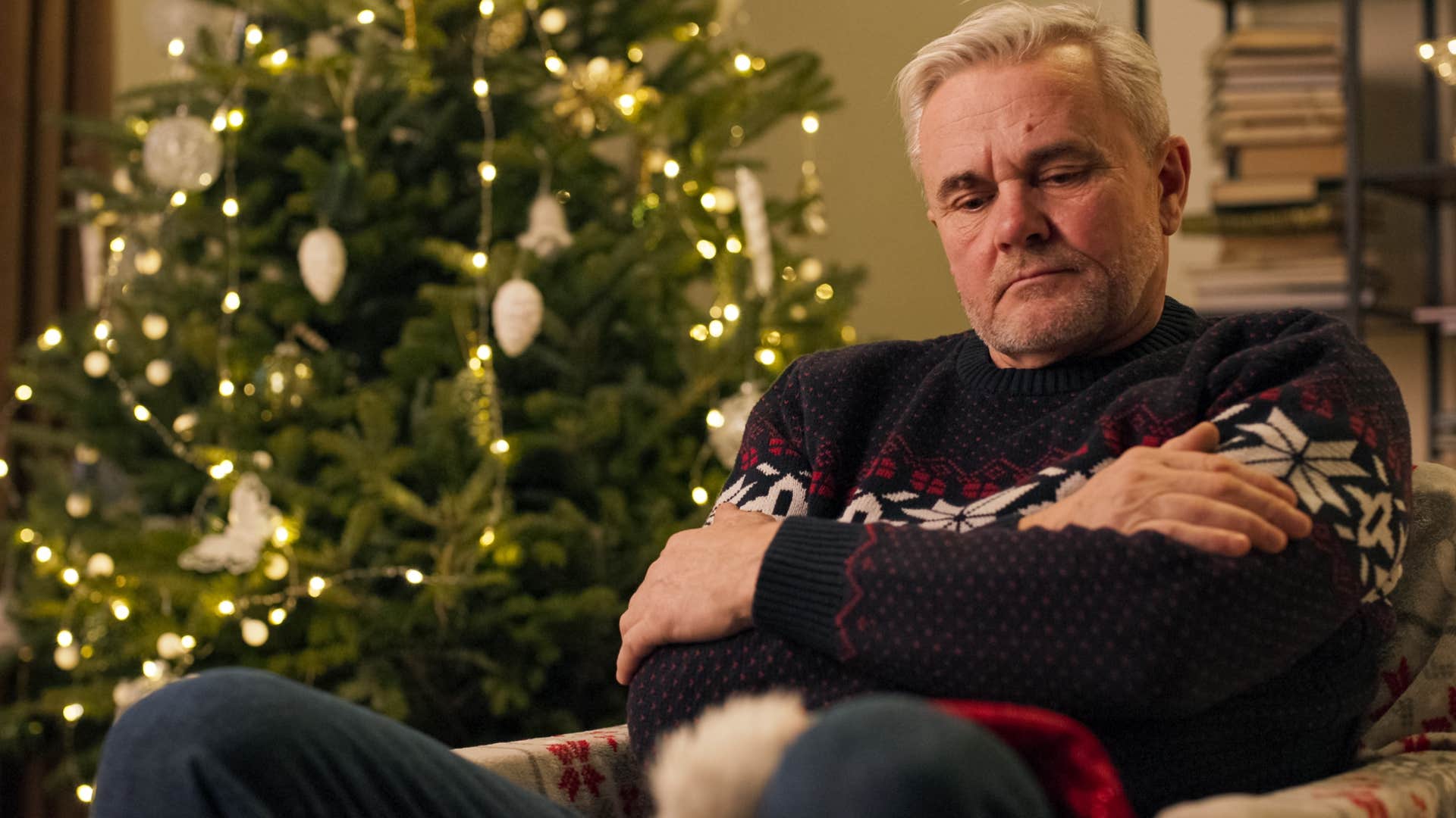 man who grew up with a rough childhood detaching from his emotions