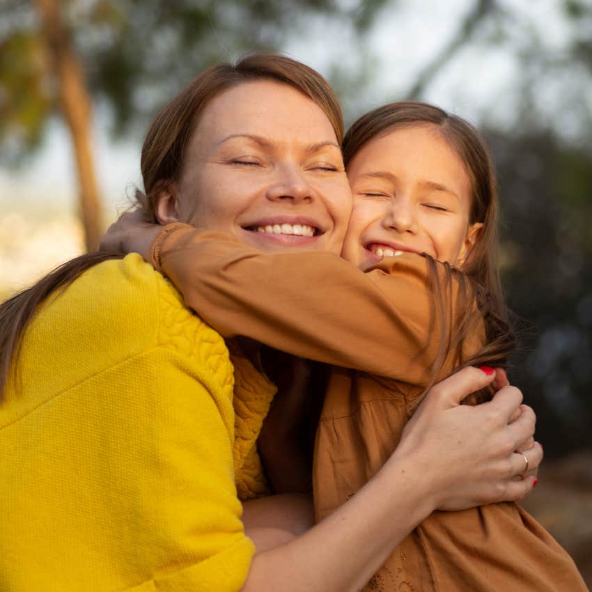 mom who trusts her instincts with her happy kid