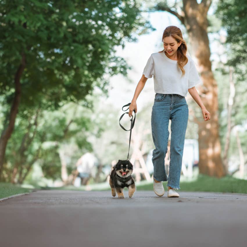 woman with a healthy work-life balance spending time in nature