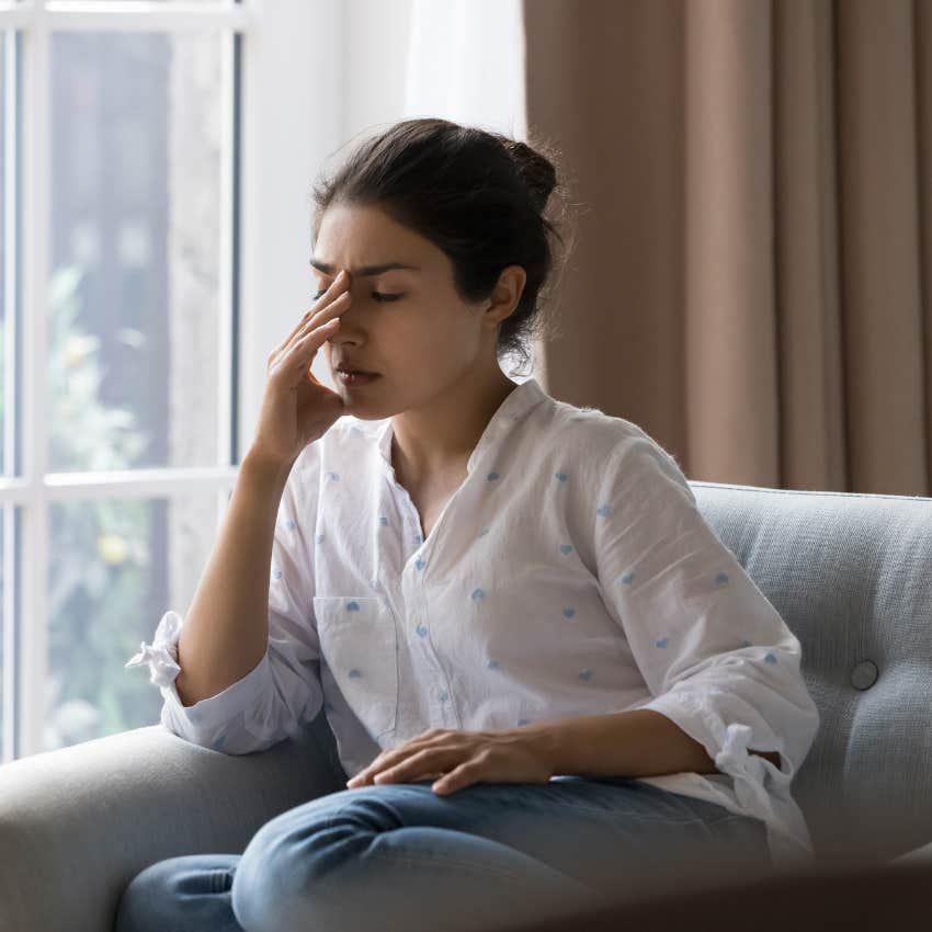 woman who struggles with low energy ignoring her own needs
