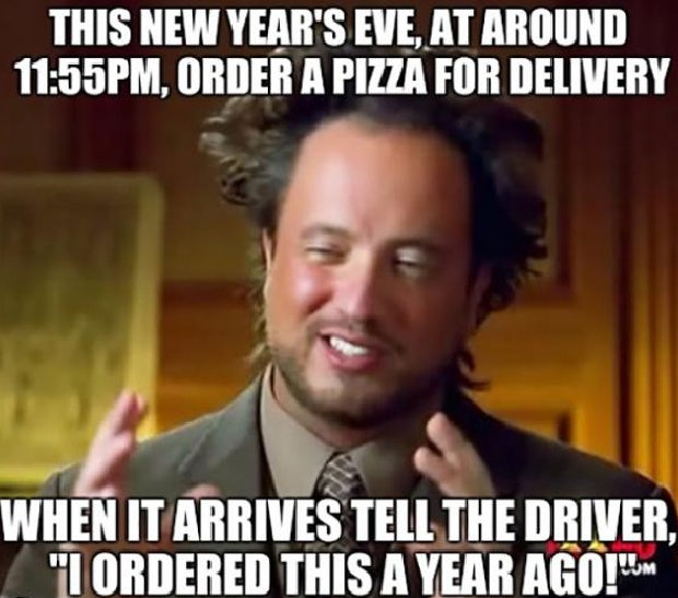 pizza funny new year meme new years memes