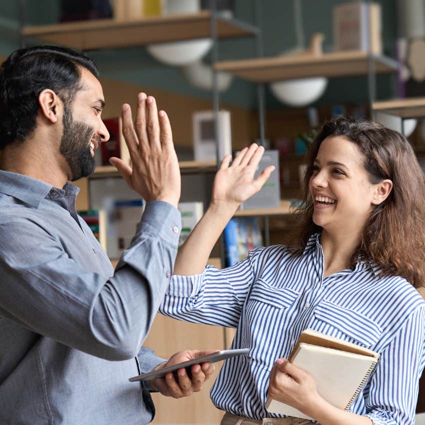 friends celebrating each other's success rules out they are narcissists