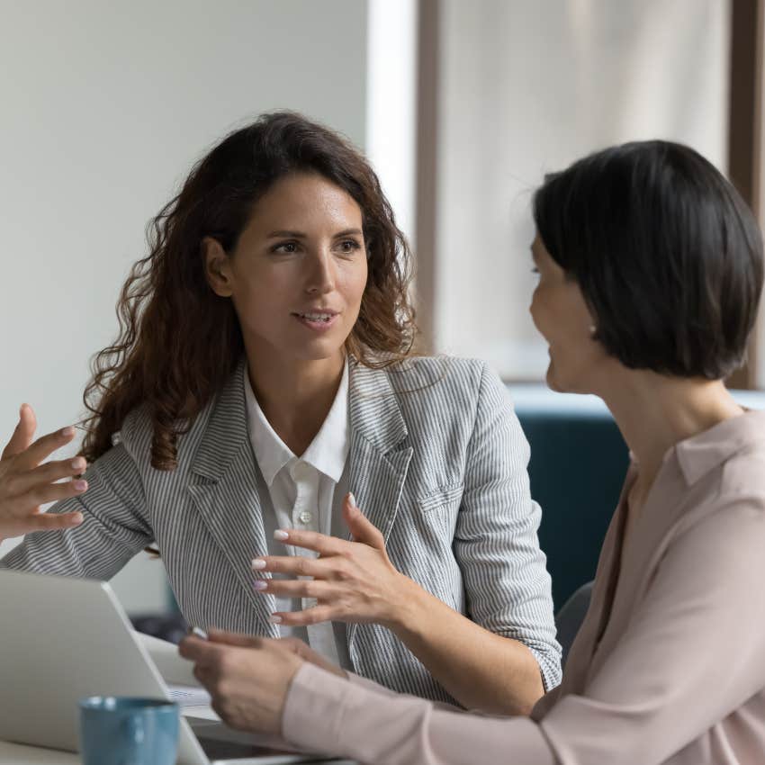 woman who makes a better listener than most listening without multi-tasking