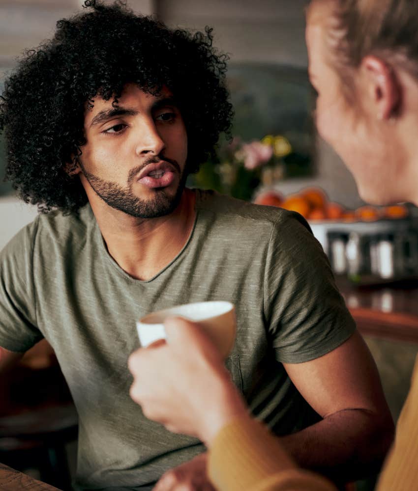 Man in love asks woman for advice