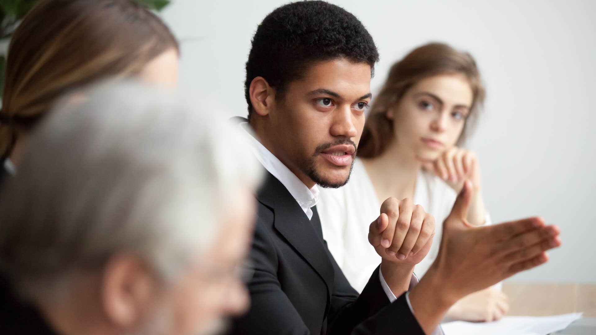 man who's comfortable with paradox talking at work