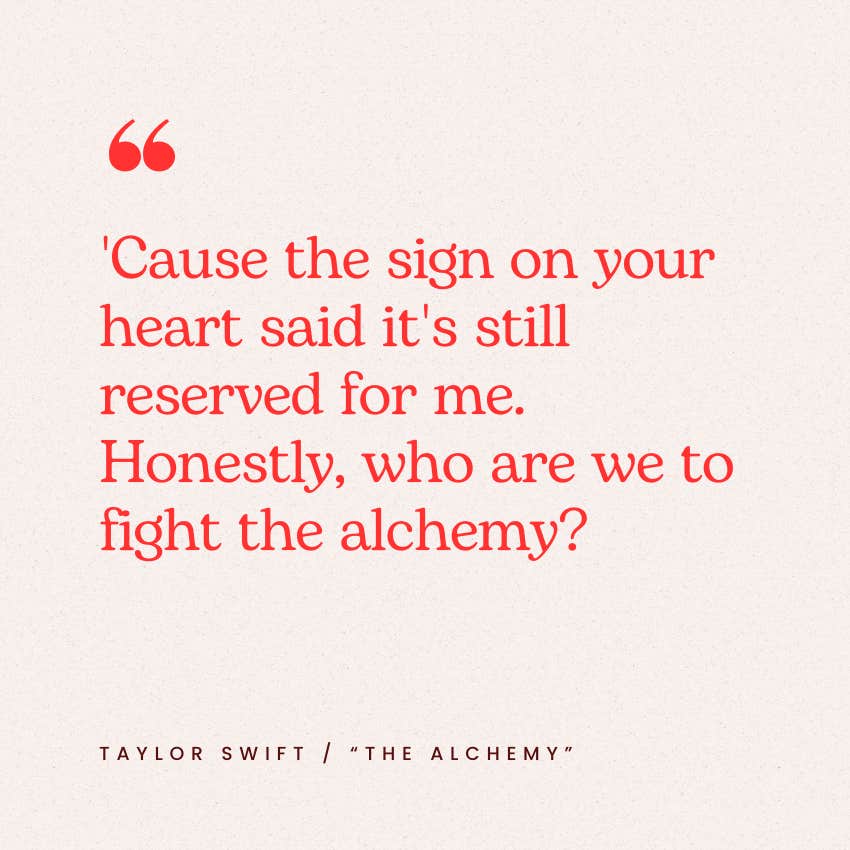 taylor swift love quotes the alchemy lyrics