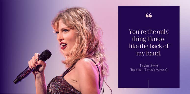 taylor swift breathe lyrics about friendship