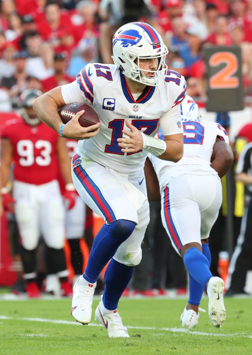 NFL player Josh Allen positive energy