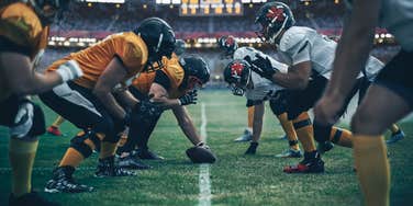 NFL players ready for a game