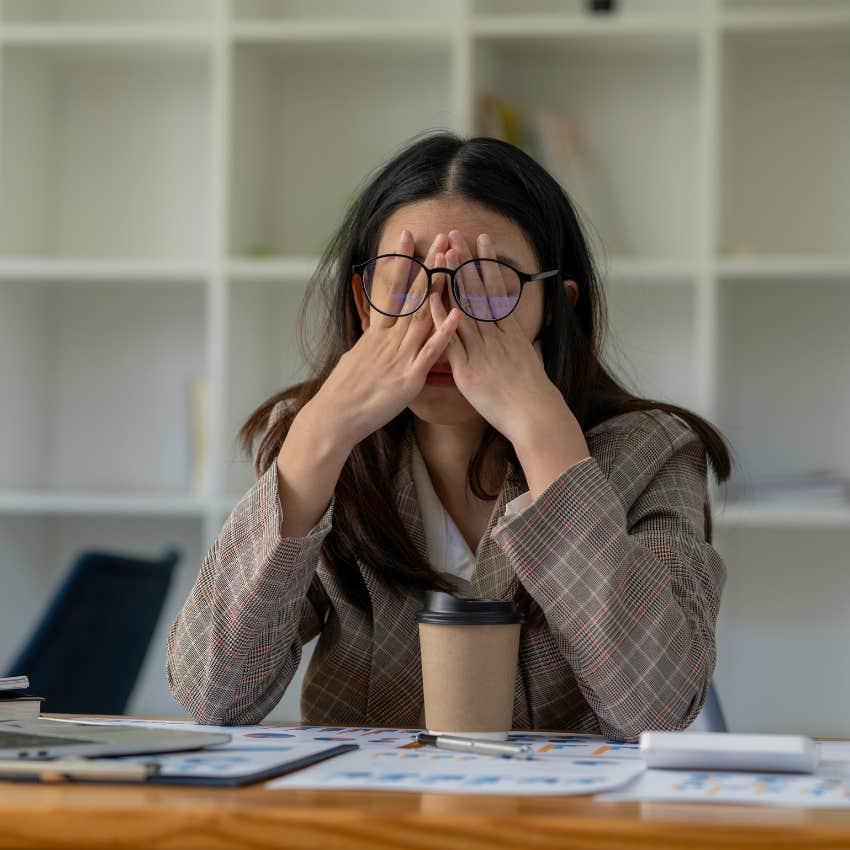 overworked millennial woman who was told patience would pay off