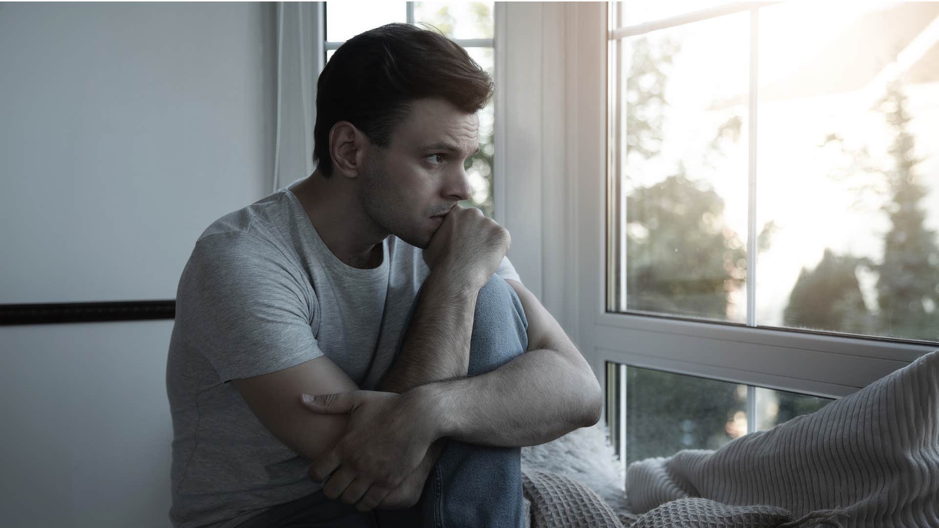 man who is deeply skeptical with mental health issues