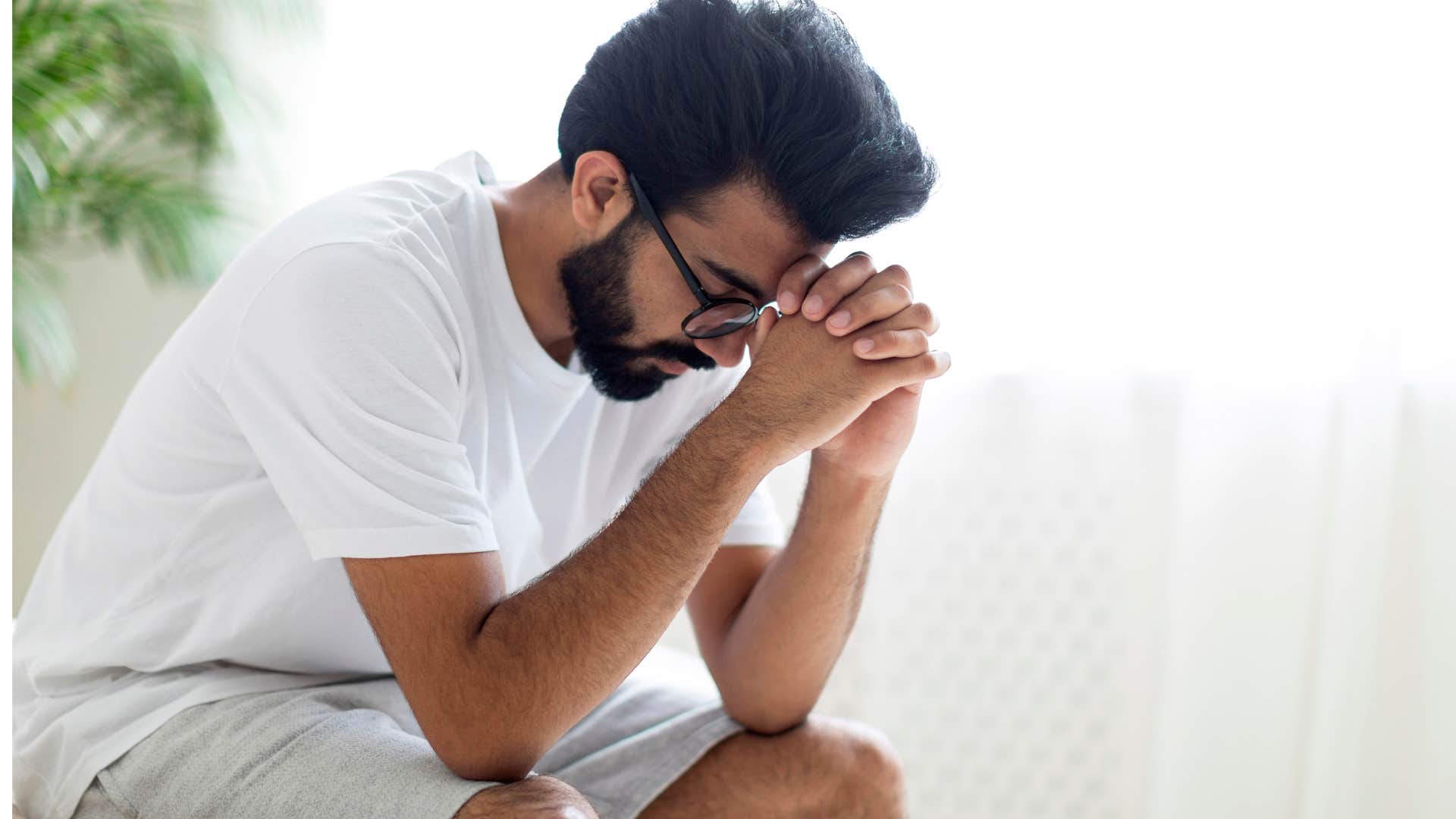 deeply skeptical man with trauamtic childhood