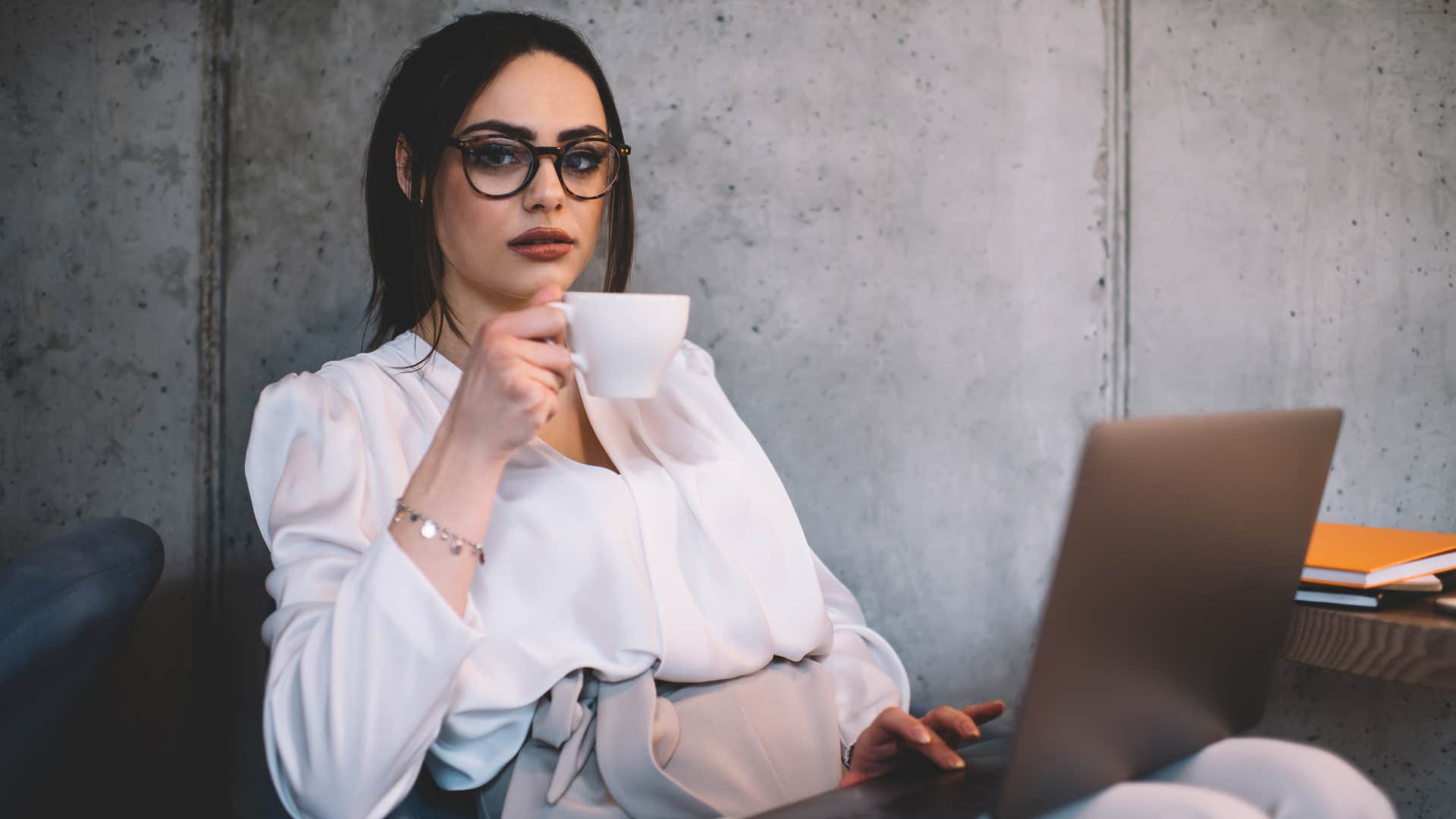 overly independent woman working alone