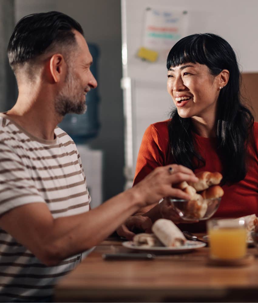 Married. couple has spark of connection