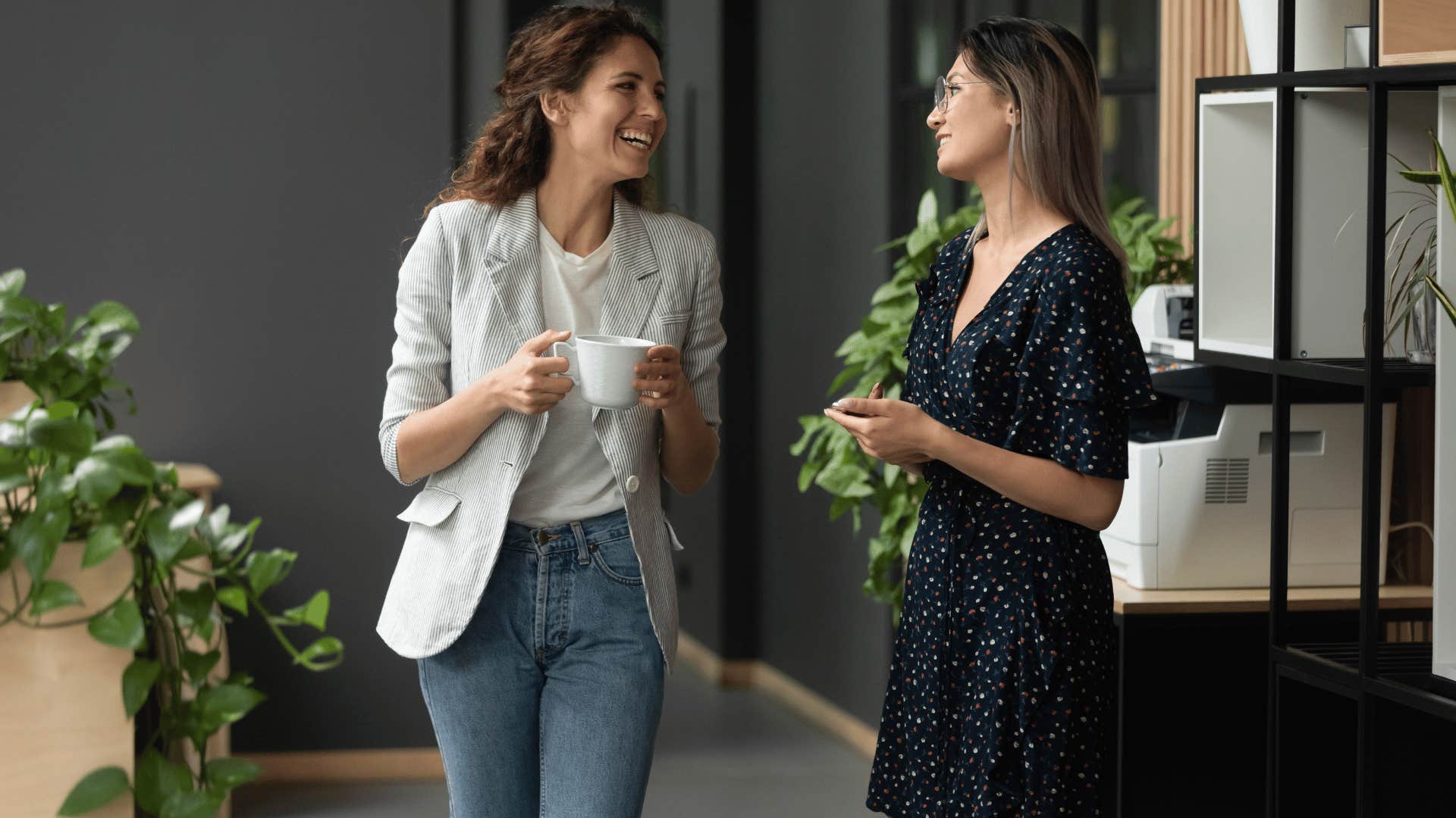 smart woman showing her intelligence by staying calm under pressure