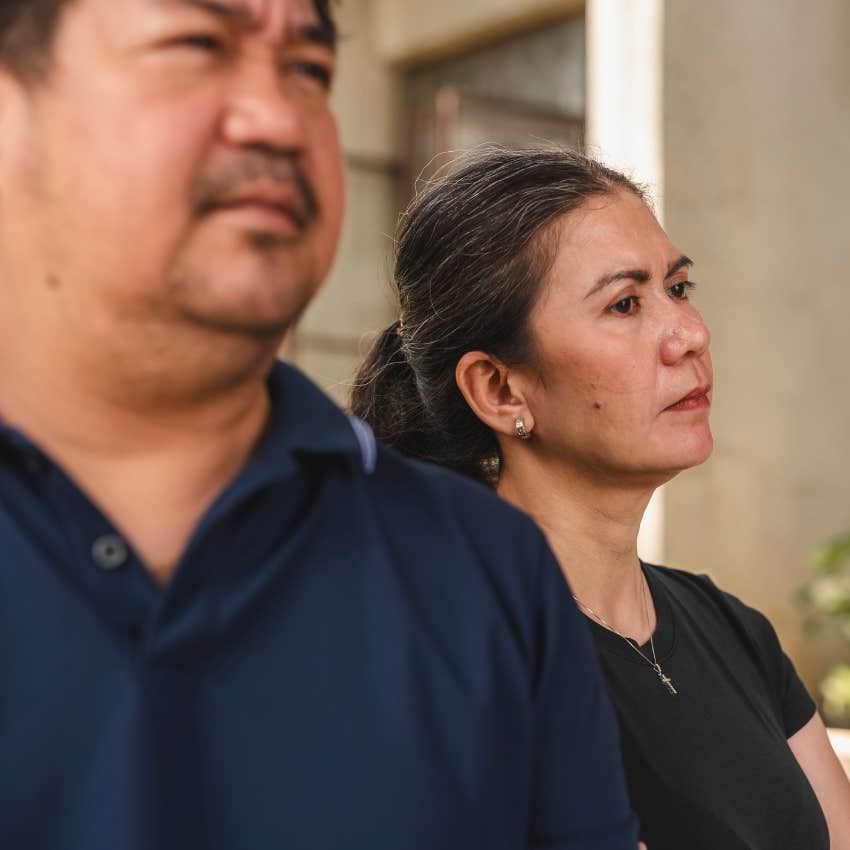 sad woman emotionally checked out from her relationship